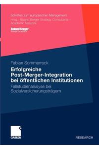 Erfolgreiche Post-Merger-Integration Bei Öffentlichen Institutionen