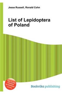 List of Lepidoptera of Poland
