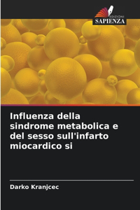 Influenza della sindrome metabolica e del sesso sull'infarto miocardico si