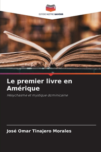 premier livre en Amérique