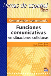 Temas de Español Léxico. Comunicando, Comunicando. Funciones Comunicativas En Situaciones Cotidianas