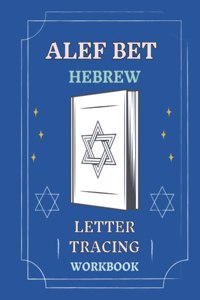 Alef Bet Hebrew Letter Tracing Workbook