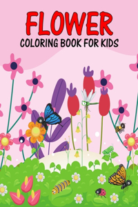 Flower Coloring Book for Kids