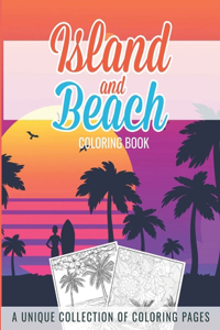 Island and Beach Coloring Book