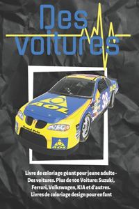 Livre de coloriage géant pour jeune adulte - Des voitures. Plus de 100 Voiture