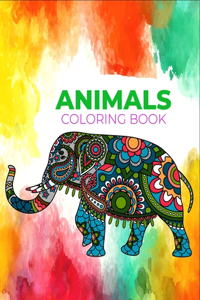 Animals coloring book