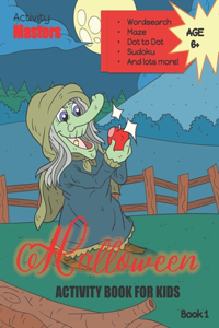 Halloween Activity Book for Kids