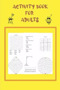 activity book for adults
