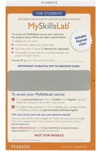 Myskillslab with Pearson Etext -- Glue in Access Card