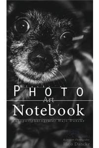 Blacky's Notebook - The Art Notebook: The Photo Art Notebook with Dog Photos