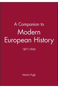 Companion to Modern European History