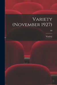 Variety (November 1927); 89
