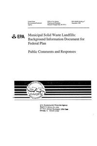 Background Information Document For Federal Plan Public Comments And Responses