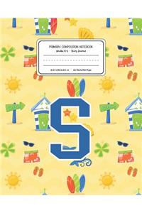 Primary Composition Notebook Grades K-2 Story Journal S