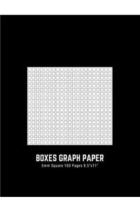 Boxes Graph Paper 5mm Square 100 Pages 8.5