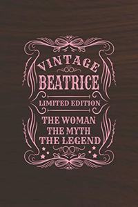 Vintage Beatrice Limited Edition the Women the Myth the Legend