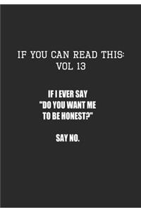 If You Can Read This