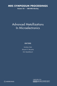 Advanced Metallizations in Microelectronics