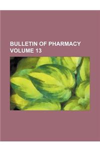 Bulletin of Pharmacy Volume 13