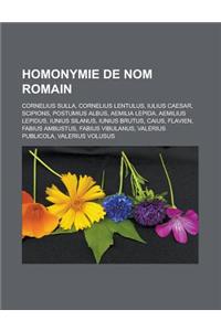 Homonymie de Nom Romain