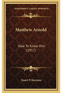 Matthew Arnold