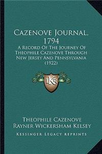 Cazenove Journal, 1794