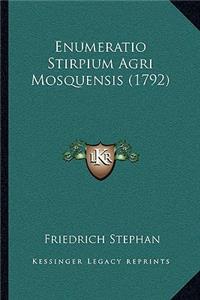 Enumeratio Stirpium Agri Mosquensis (1792)