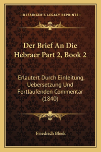 Brief An Die Hebraer Part 2, Book 2