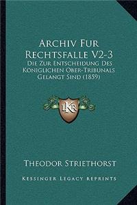 Archiv Fur Rechtsfalle V2-3