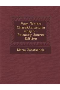 Vom Weibe: Charakterzeichnungen