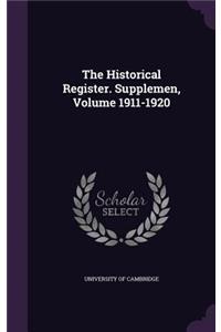 Historical Register. Supplemen, Volume 1911-1920