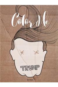 Donald Trump Paperback Coloring Book