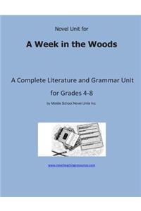 Novel Unit for A Week in the Woods