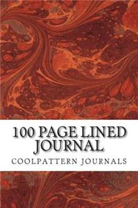 100 Page Lined Journal