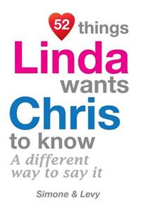 52 Things Linda Wants Chris To Know: A Different Way To Say It