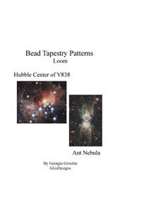 Bead Tapestry Patterns Loom Hubble Center of V838 and Ant Nebula