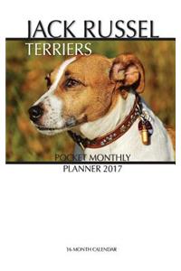 Jack Russel Terriers Pocket Monthly Planner 2017
