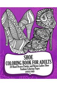 Shoe Coloring Book For Adults