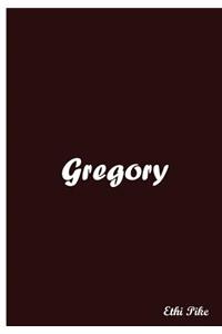 Ethi Pike - Gregory / Brown Personalized Notebook / Extended Lines / Soft Matte