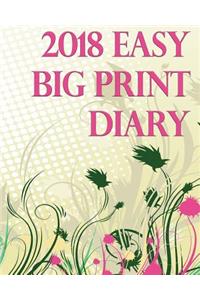 The 2018 Easy Big Print Diary