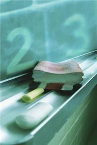 School Theme Journal Chalkboard Ledge