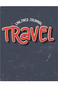 Unlined Journal Travel
