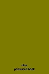 olive PASSWORD BOOK