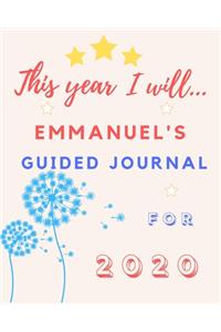 This Year I Will Emmanuel's 2020 Guided Journal