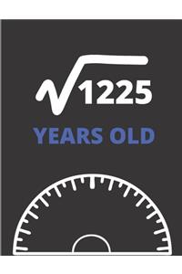 Square Root Of 1225 Years Old