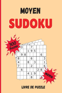 Sudoku Moyen Livre de Puzzle