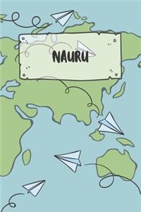 Nauru: Ruled Travel Diary Notebook or Journey Journal - Lined Trip Pocketbook for Men and Women with Lines