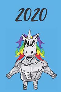 2020 Termin-Kalender DIN A5 Einhorn