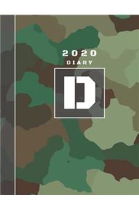 Personalised 2020 Diary Week To View Planner