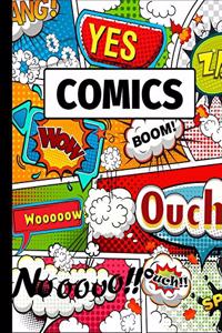 Comics: Blank Comic Book - Make Your Own Comic Strips - Art and Drawing for Kids